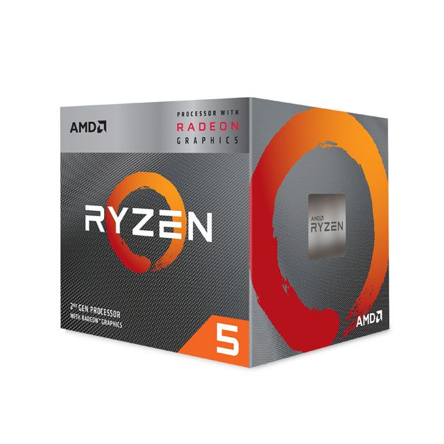 Ryzen 5-3400G 3.7GHz四核心 中央處理器